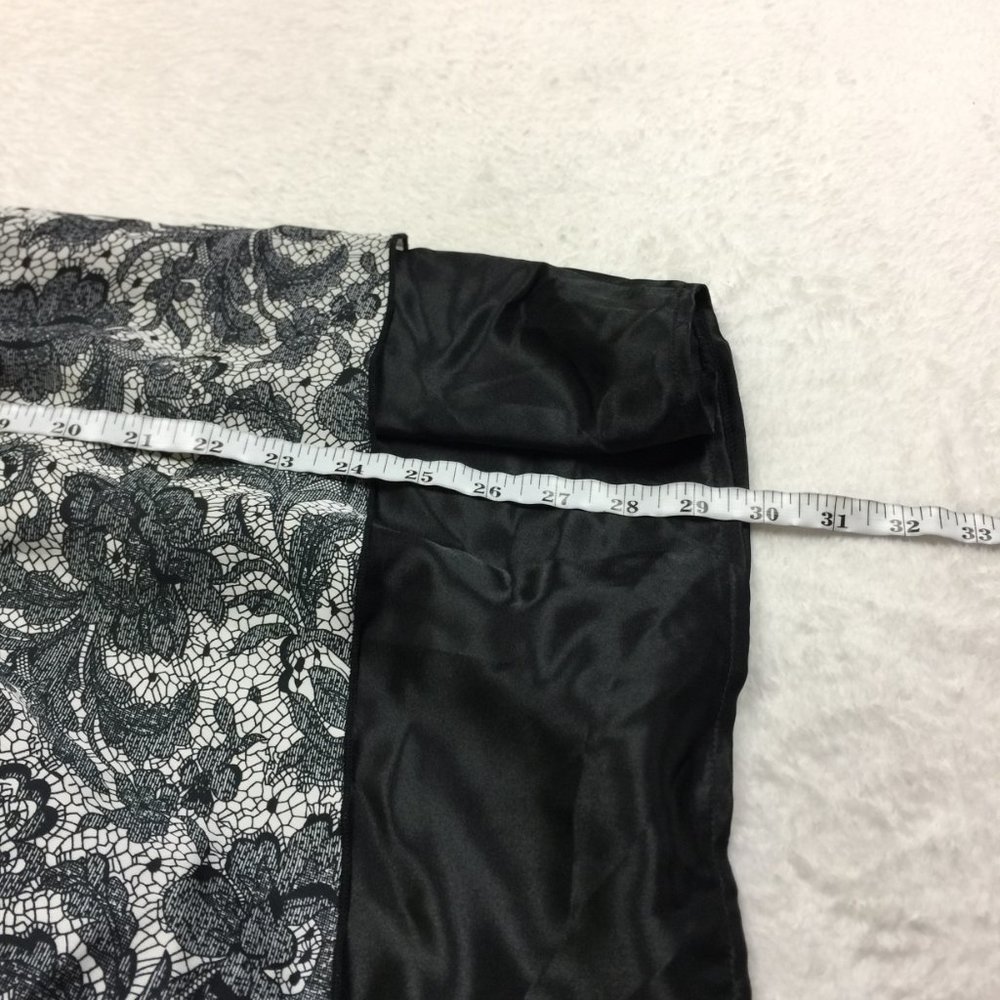 New! Torrid Tank Top Blouse 4X Womans Plus Black White Lace Print Sleeveless - Picture 14 of 14